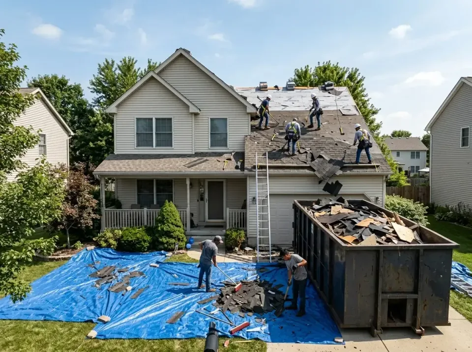 roof-replacement-debris-remova-004 — frequently asked questions, Cheapest Dumpster Rentals in Bayshore Gardens, FL